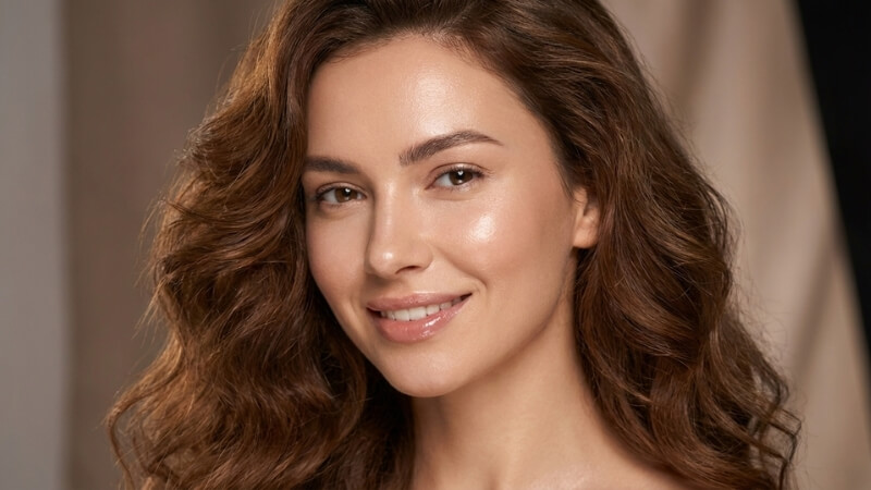 Comparison of real skin texture vs overly smooth AI generated skin